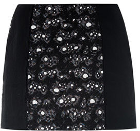 Balenciaga Dentelle mercure tweed skirt