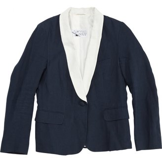 Kitsune Blue Linen Jacket