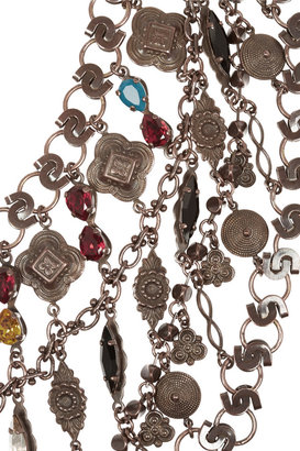 Swarovski VICKISARGE Bronze-plated crystal necklace
