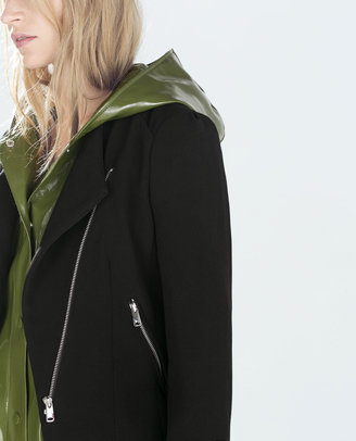 Zara 29489 Asymmetric Zip Jacket
