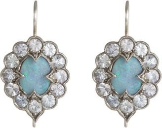 Cathy Waterman Diamond & Opal Drop Earrings