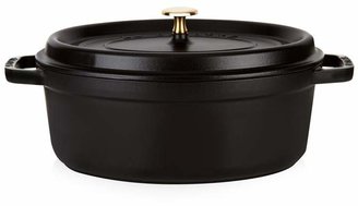 Staub Black Oval Casserole Dish (29cm)