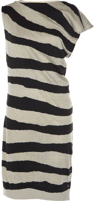 Balenciaga Intarsia Stripe Dress
