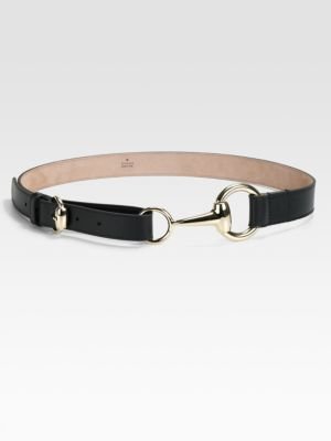 Gucci Selleria Horsebit Buckle Belt