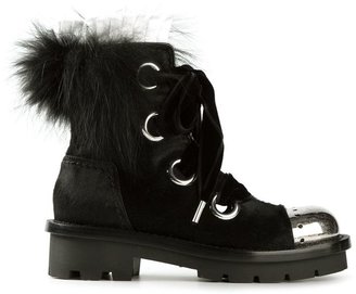 Alexander McQueen lace-up boots