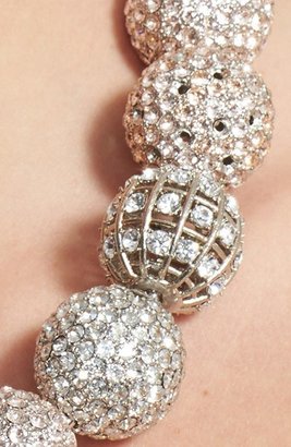 Alexander McQueen Pavé Crystal Sphere Collar Necklace