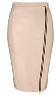 Lipsy Faux Leather Zip Pencil Skirt