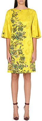 Etro Floral-brocade silk dress