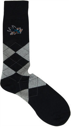 For Bare Feet San Jose Sharks Argyle Dress Socks