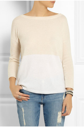 Duffy Two-tone cashmere sweater