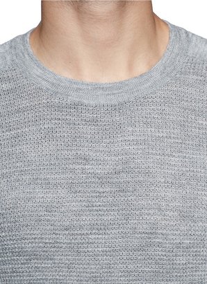 Theory 'Erec' gauge knit sweater