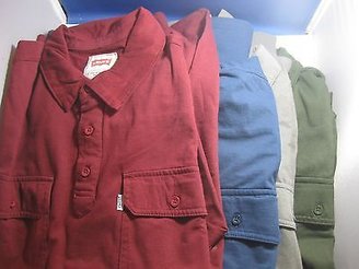 Levi's NWT Levis 2 pocket l/s Henley pullover mens shirt MANY SIZES/COLORS