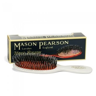 Mason Pearson pocket nylon bristle brush - ivory