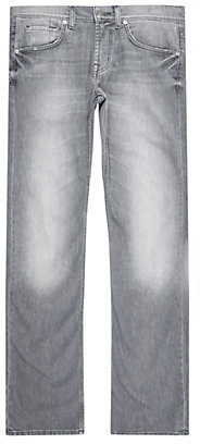 7 For All Mankind Straight Leg Clean Wash Jeans