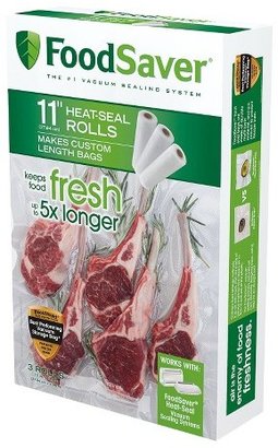 FoodSaver 11" x 16' Heat-Seal Roll, 3 Pack, FSFSBF0634-P00