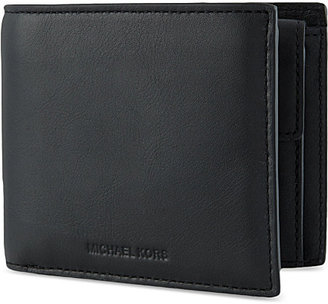 Michael Kors Black maya leather coin wallet
