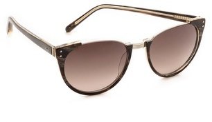 Linda Farrow Luxe Rimless Top Sunglasses