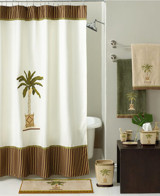 Avanti CLOSEOUT! Bath Accessories, Banana Palm Shower Curtain