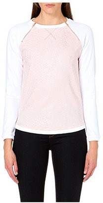 Ted Baker Aalison embossed front jumper