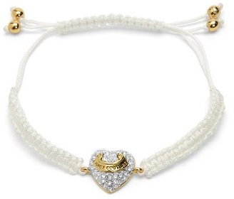 Juicy Couture Pave Heart Friendship Bracelet