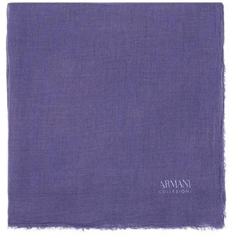 Armani Collezioni Crinkle modal-cashmere scarf