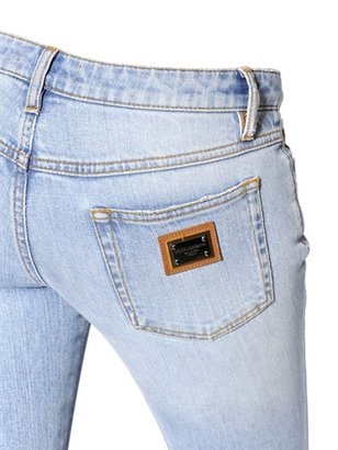 Dolce & Gabbana Stretch Washed Cotton Denim Jeans