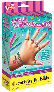Creativity For Kids Colour-In Tattoo Jewellery Kit