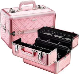 Sephora COLLECTION Embossed Traincase – Pink Quilted
