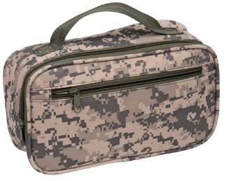 ACU Digital Camouflage Overnight Toiletry Bag with Zippered Front Pocket