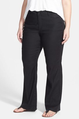 NYDJ Wylie Stretch Linen Blend Trouser (Plus Size)