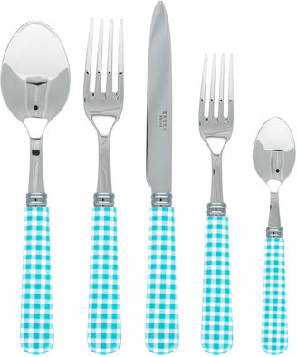 Houseology Sabre Gingham Turquoise Cutlery - Dessert Knife