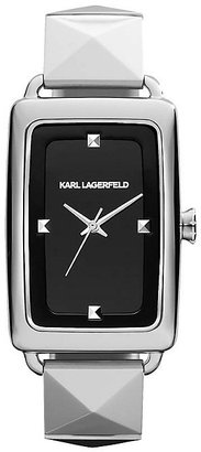 Karl Lagerfeld Paris Kourbe ladies' stainless steel bracelet watch