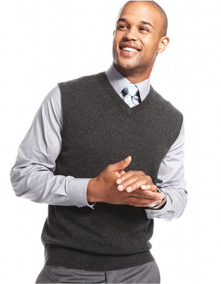 Club Room Big and Tall Cashmere Sweater Vest