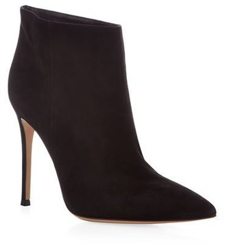 Gianvito Rossi Bara Bith Suede Ankle Boot