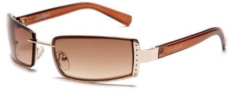 Southpole Women's 308SP GLD Rectangular Sunglasses