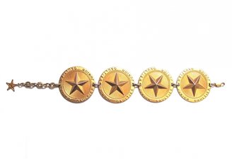 Jean Paul Gaultier Gold Metal Bracelet