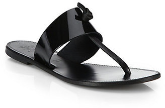 Joie Nice Patent Leather Thong Sandals