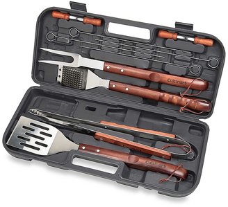 Cuisinart 13-Piece Wooden Grill Tool Set Stainless Steel