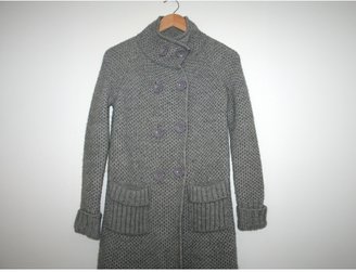 Les Prairies de Paris Khaki Wool Coat