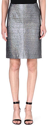 Jil Sander Salvia metallic pencil skirt