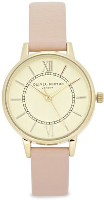 Burton Olivia Wonderland pink gold plated watch