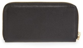 Ted Baker 'Large' Calf Hair & Leather Zip-Around Wallet