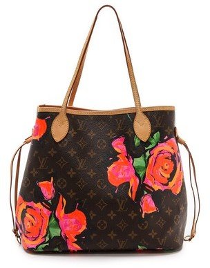 Louis Vuitton What Goes Around Comes Around Sprouse Roses Neverfull MM Bag