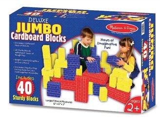 Melissa & Doug Deluxe Jumbo Cardboard Blocks (40 pc)