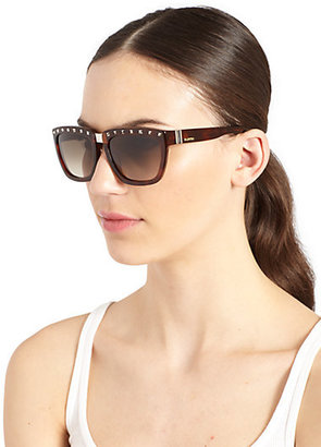 Valentino Square Studded Sunglasses