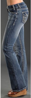 Rock & Roll Cowgirl Spider Web Jeans - Mid Rise, Bootcut (For Women)