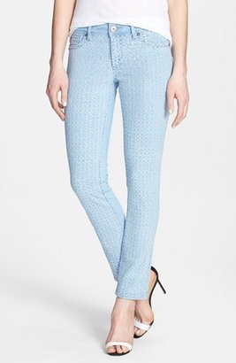 DL1961 'Angel' Eyelet Front Skinny Ankle Jeans (Bliss)