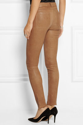 MiH Jeans The Ellsworth stretch-leather skinny pants