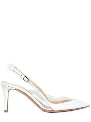 Gianvito Rossi 70mm Leather Sling Back Sandals