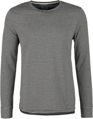 Suit BRENT Long sleeved top grey/white